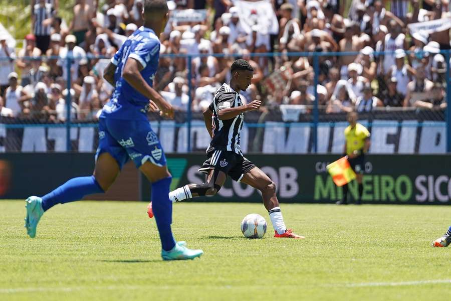 O Atlético-MG fez um bom primeiro tempo