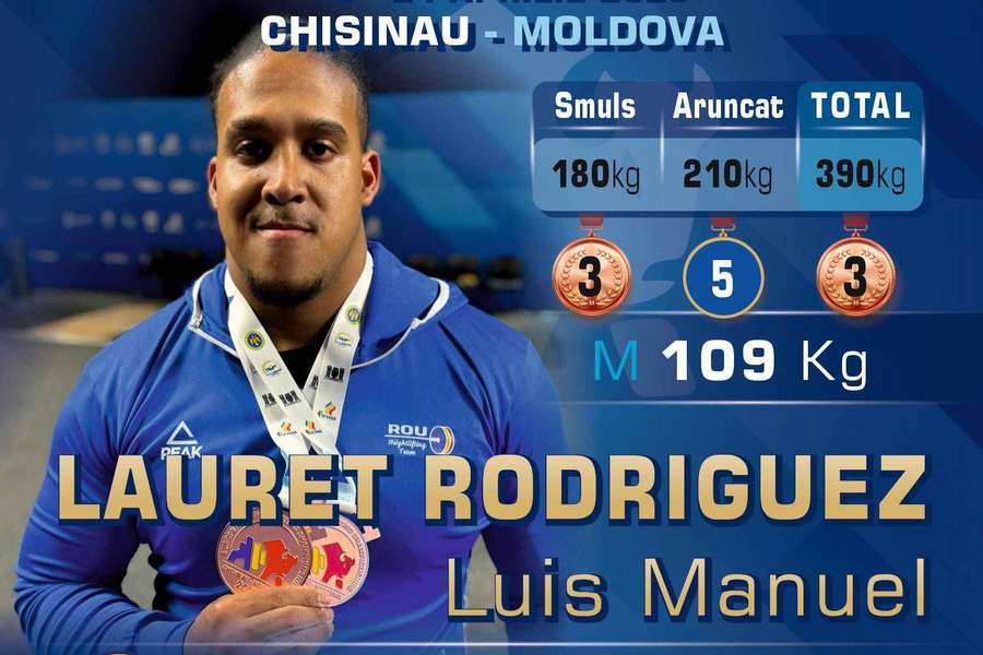 Luis Lauret a adus României două medalii de bronz