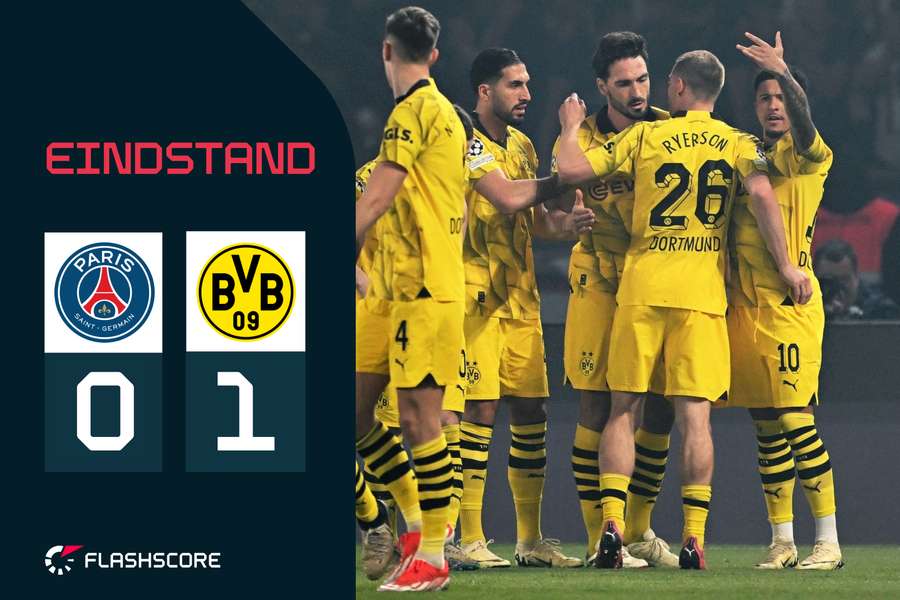 Dortmund viert de goal van Hummels tegen PSG