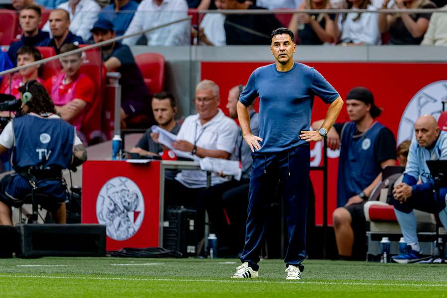 Michel Sanchez, allenatore dell'Ajax Michel Sanchez, allenatore dell'Ajax