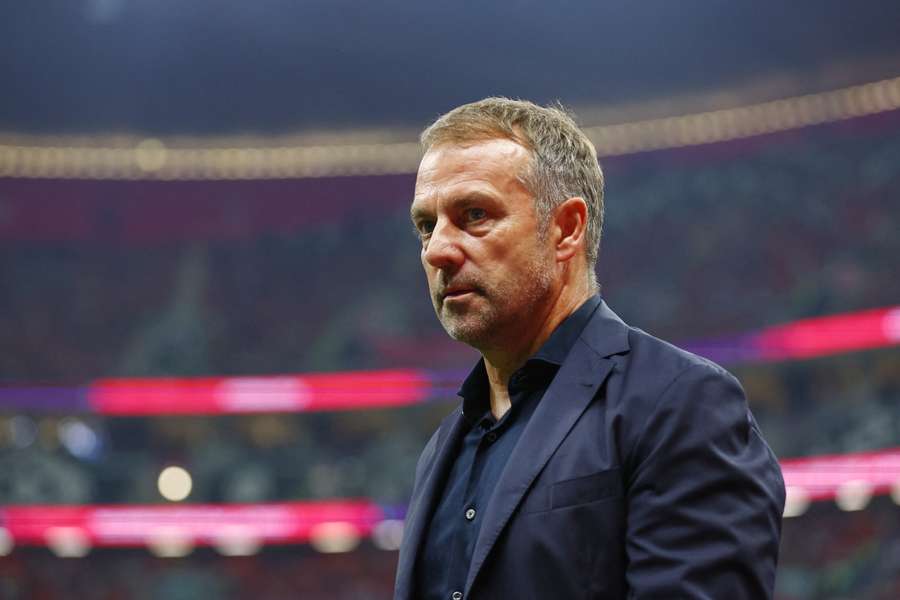 Germany coach Hansi Flick at the World Cup