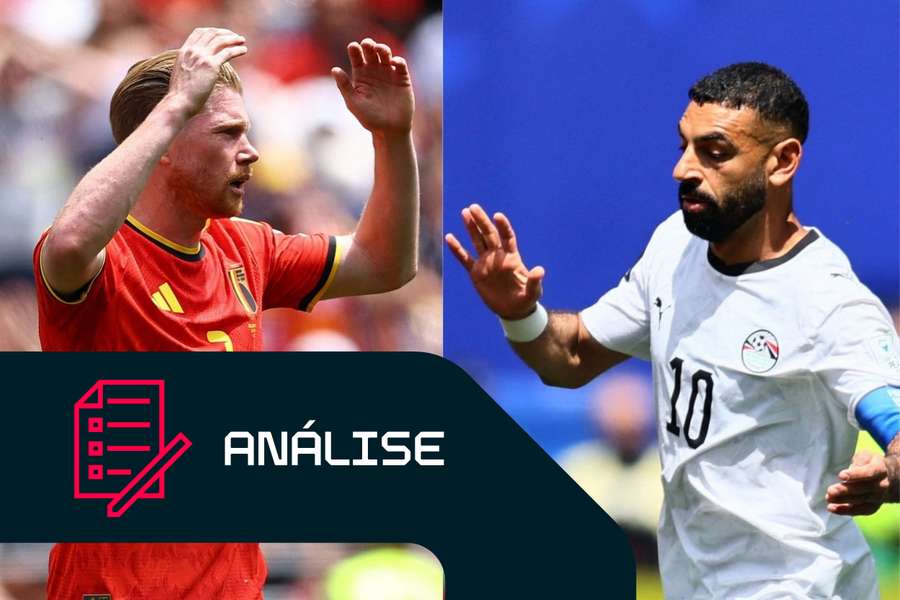 De Bruyne e Salah enfrentaram-se na estreia de Bélgica e Egito no Mundial-2026 De Bruyne e Salah enfrentaram-se na estreia de Bélgica e Egito no Mundial-2026