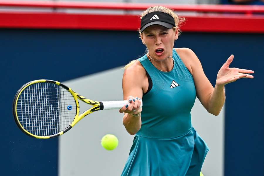 Former world number one Caroline Wozniacki made a triumphant comeback 