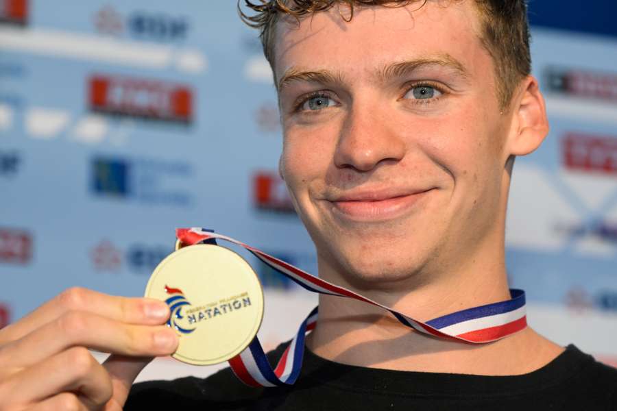 Léon Marchand, déjà le leader de la natation française. 