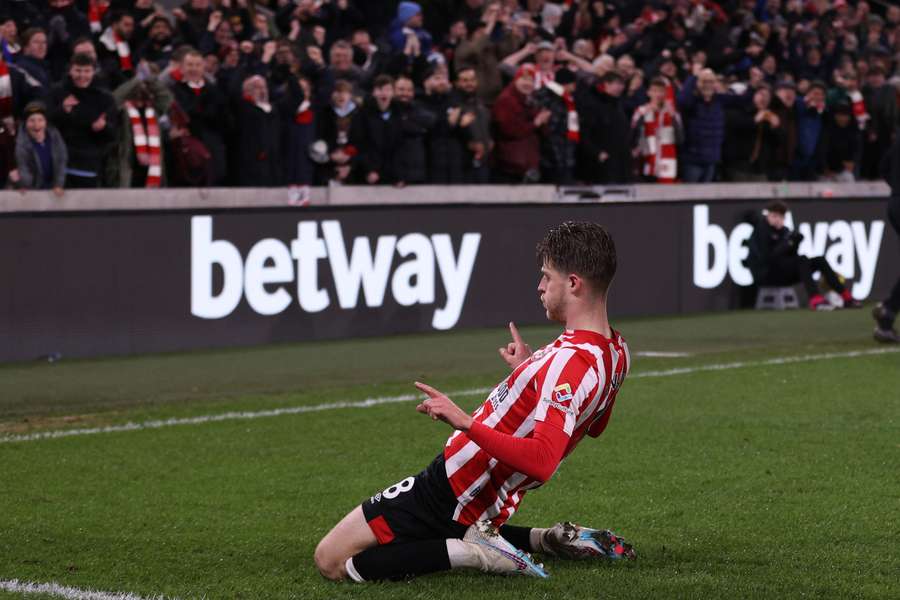 Mandagens scoring var 27-årige Mathias Jensens fjerde scoring i Premier League i denne sæson.