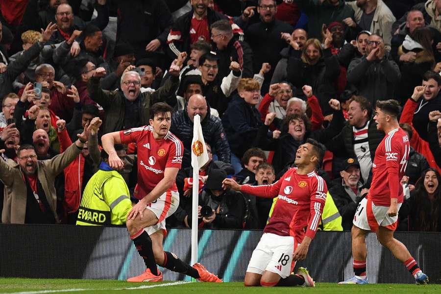 Harry Maguire fez o gol da dramática classificação do United