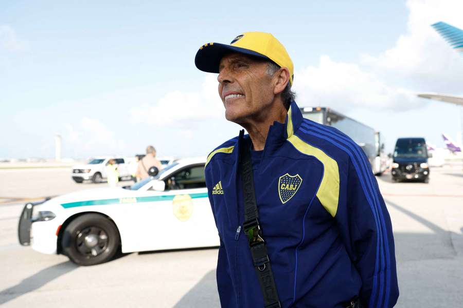 Boca Juniors coach Miguel Angel Russo