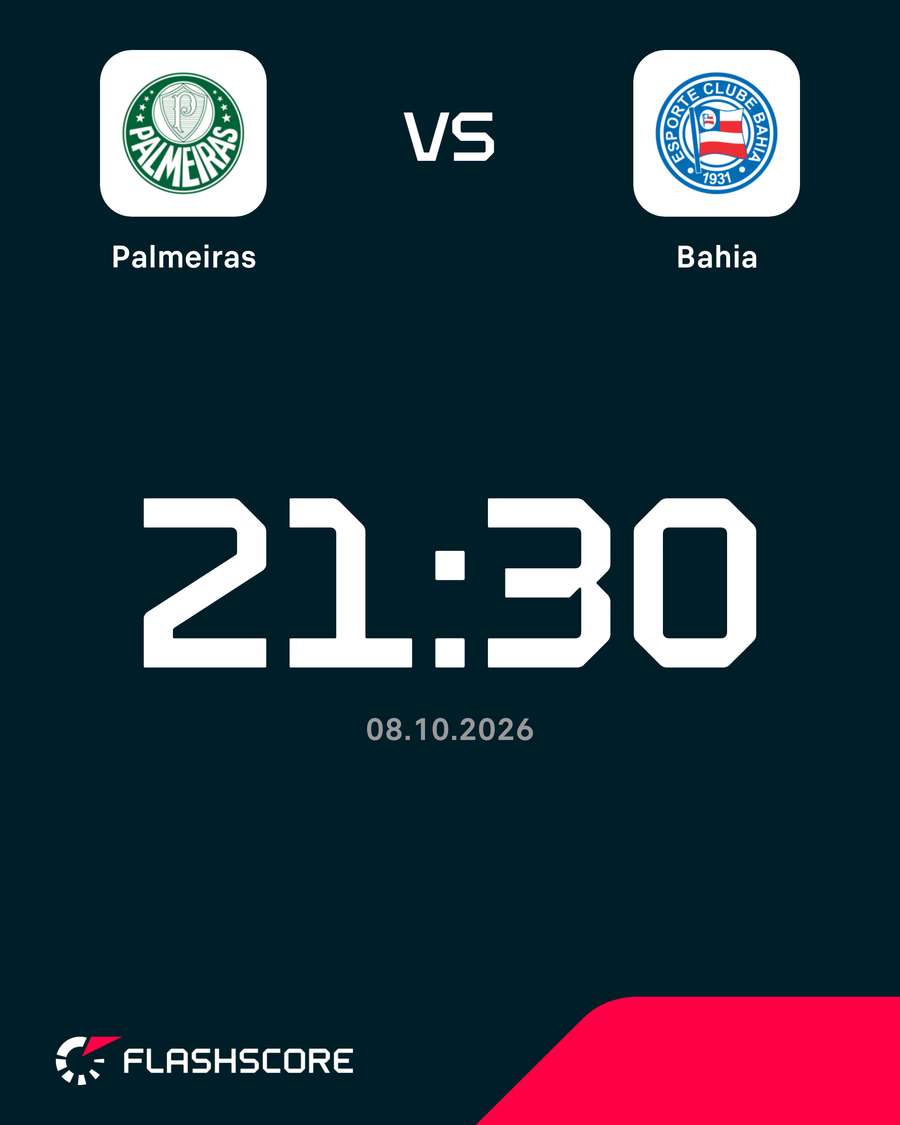 Palmeiras e Bahia estão na parte de cima da classificação