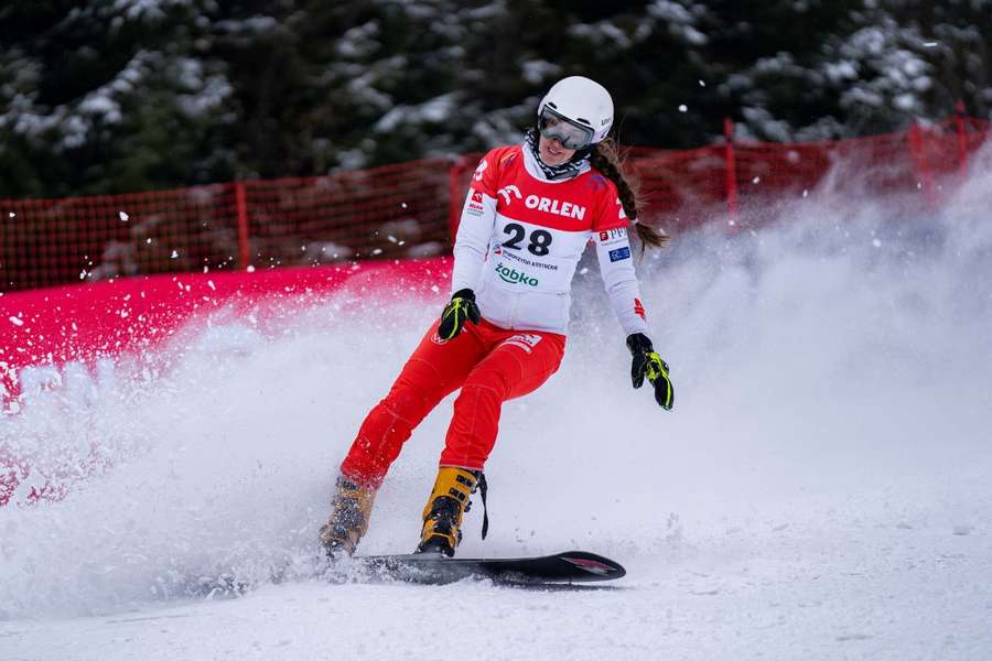 Aleksandra Król-Walas druga podczas PŚ w snowboardzie w Carezzie Aleksandra Król-Walas druga podczas PŚ w snowboardzie w Carezzie