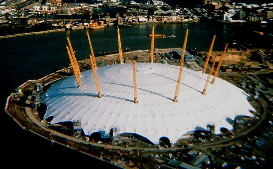 Millenium Dome v Londýně. Millenium Dome v Londýně.
