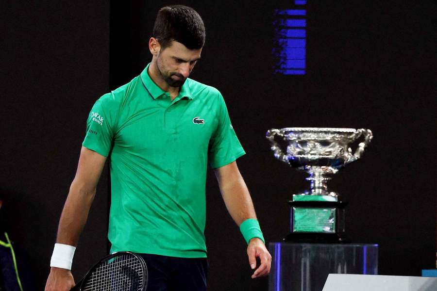 Novak Djokovic missed out on a 25th Grand Slam