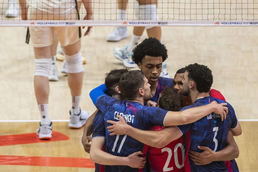 Les Bleus cette nuit.