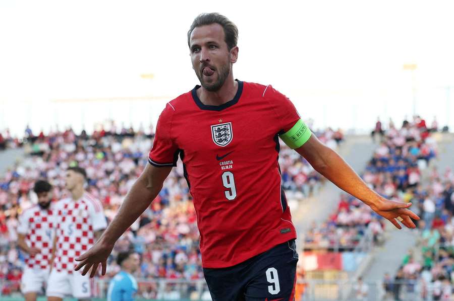Harry Kane strzelił dwa gole w wygranym meczu z Chorwacją. 