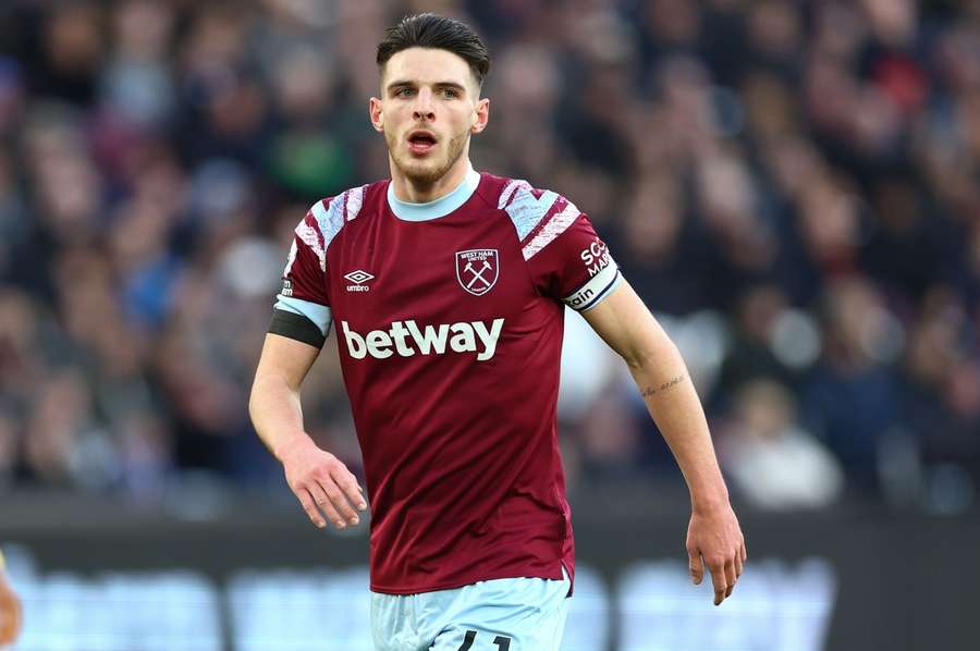 Declan Rice (24 ani) are un gol înscris și o pasă decisivă pentru West Ham în acest sezon