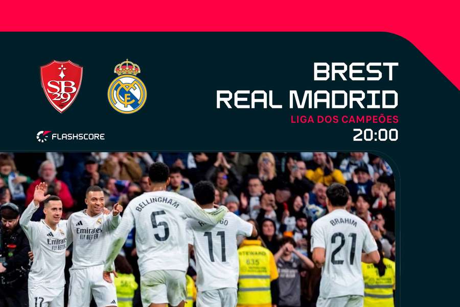 Real Madrid a festejar um golo