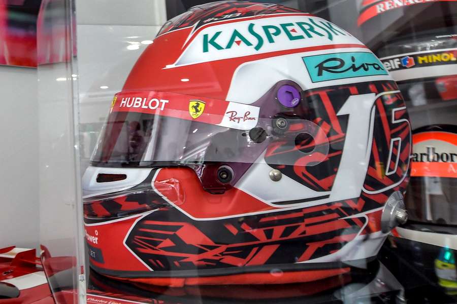 El casco con el que Leclerc aspira a cosechar muchos éxitos