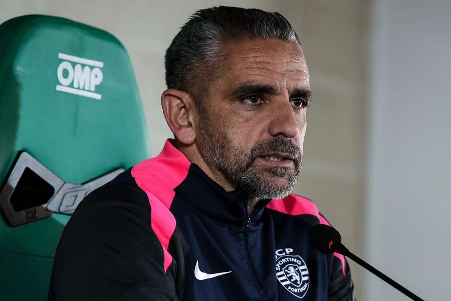 Rui Borges, treinador do Sporting
