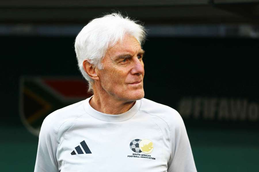 South African head coach Hugo Broos