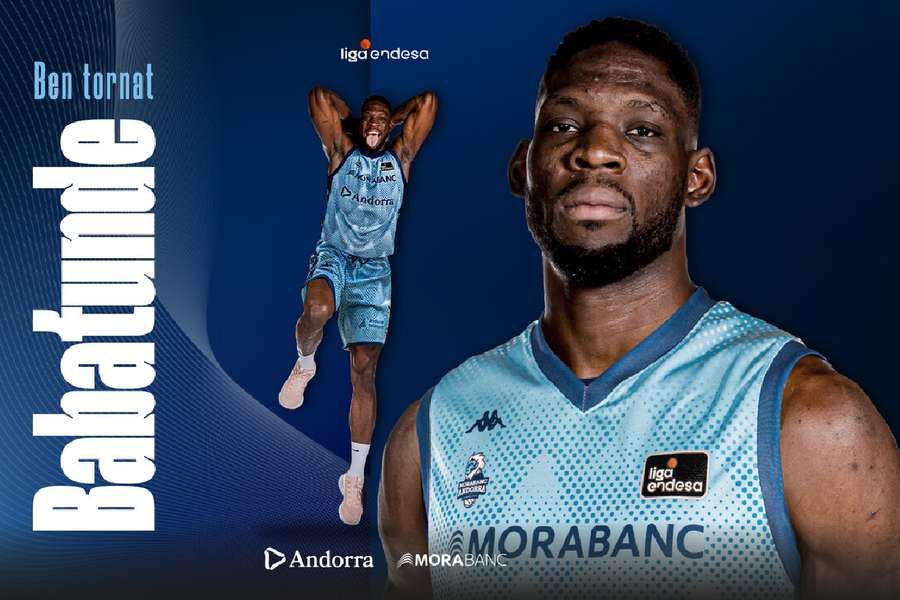 Babatunde Olumuyiwa regresa al MoraBanc Andorra