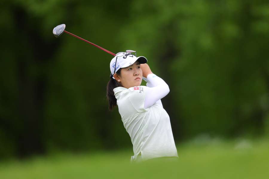 Rose Zhang has a two-shot lead after the first round of the LPGA's Founders Cup in New Jersey