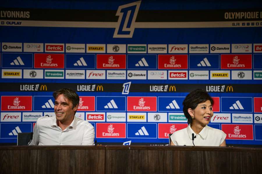 Michael Gerlinger et Michele Lang face à la presse mercredi.