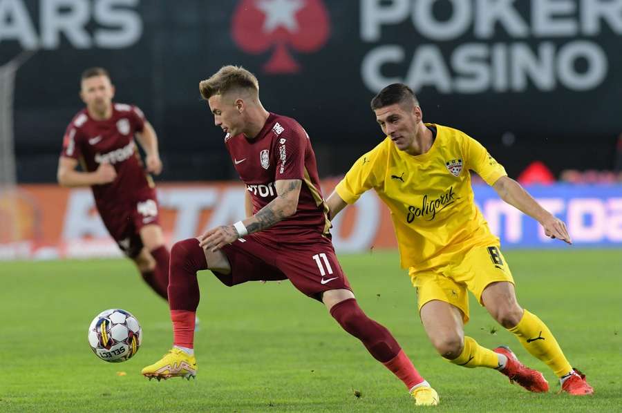 Shakhtyor Soligorsk em ação contra o CFR Cluj