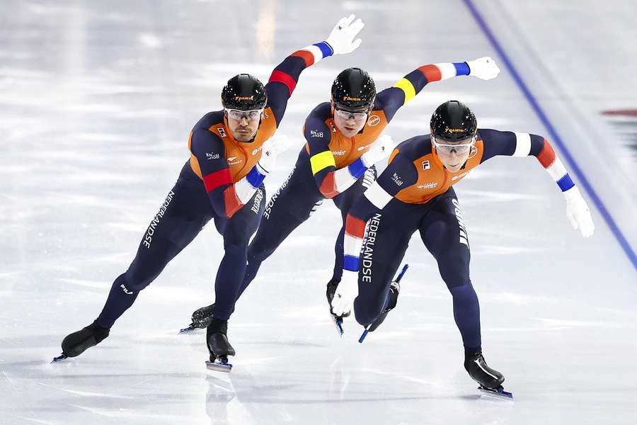 Nederlandse mannen tweede achter China