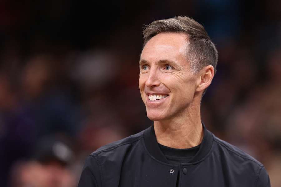 Steve Nash at a Pheonix Suns game back in 2023