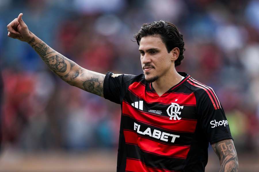 Pedro está fora de Santos x Flamengo