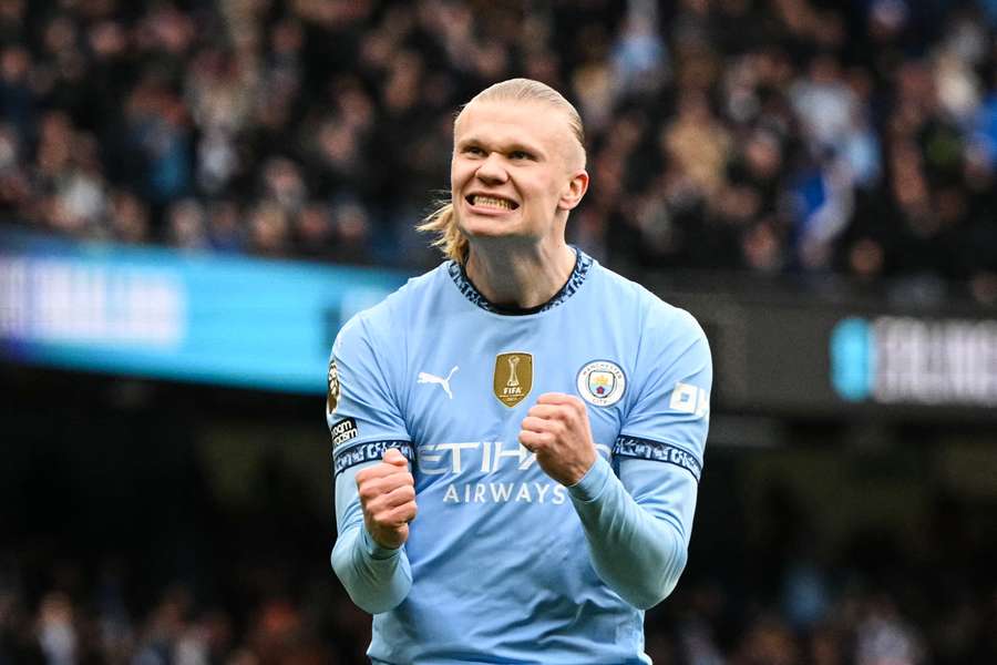 El delantero del Manchester City Erling Haaland