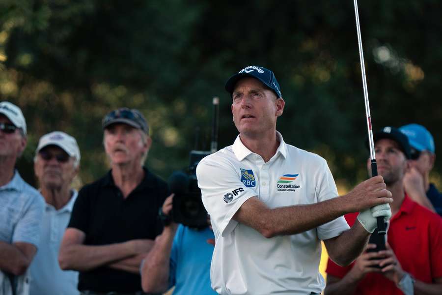 Jim Furyk at the Charles Schwab Cup Championship golf tournament at Phoenix Country Club