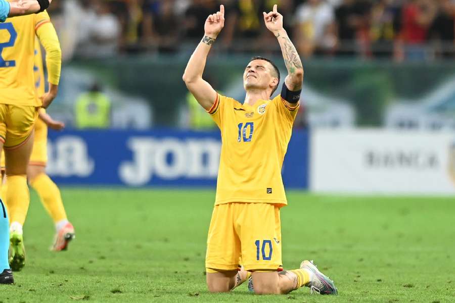 Nicolae Stanciu (30 de ani) a înscris 13 goluri în 62 de apariții pentru echipa națională a României