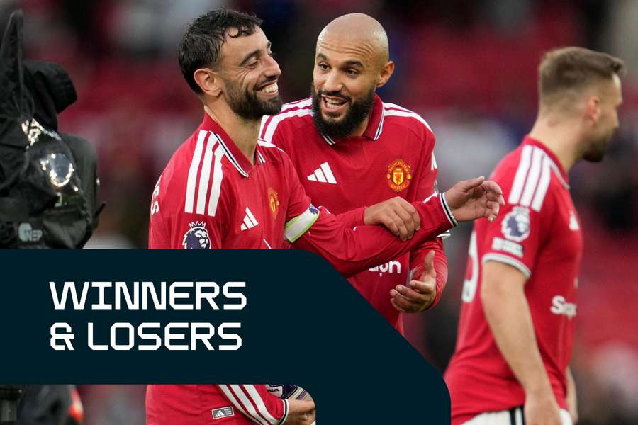Fernandes celebrates his Man Utd hat-trick Fernandes celebrates his Man Utd hat-trick