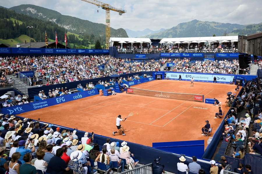 Dominic Thiem tabte i semifinalen i Gstaad sidste år. 