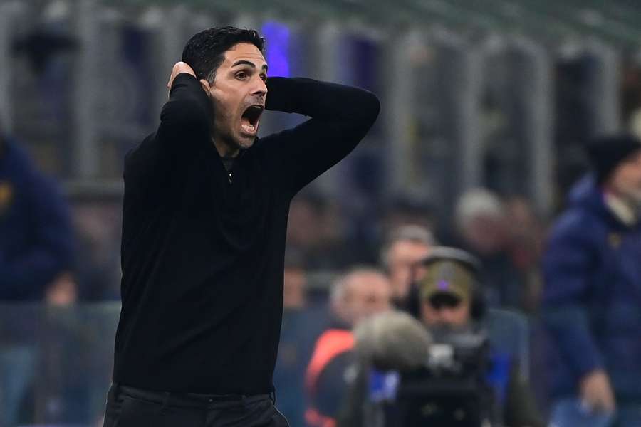 Arteta was left frustrated after another Arsenal defeat