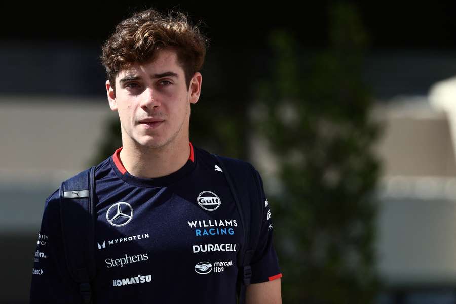 Franco Colapinto during his time at Williams 