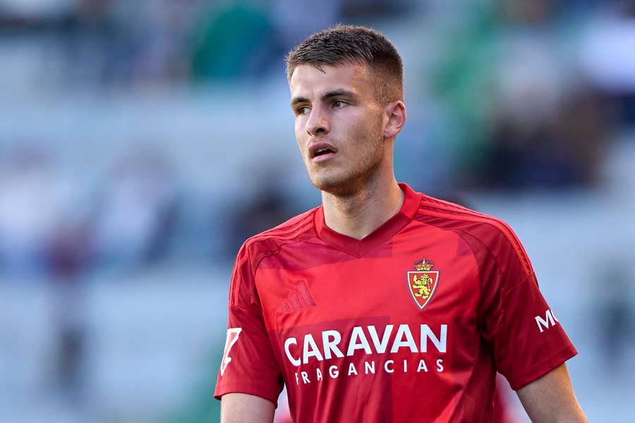 Samed Bazdar w barwach Realu Saragossa.