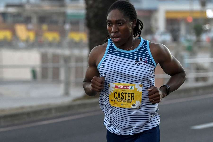 Caster Semenya em ação