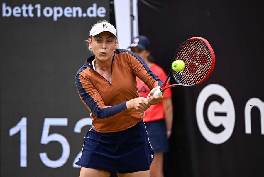 Croatia's Donna Vekic at the German Open