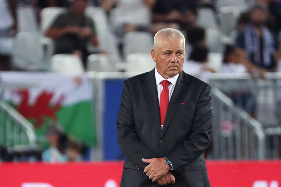 Gatland watches on during the match