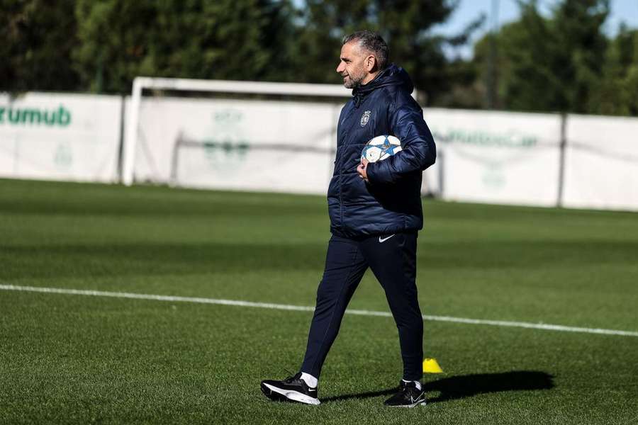 Rui Borges, treinador do Sporting Rui Borges, treinador do Sporting