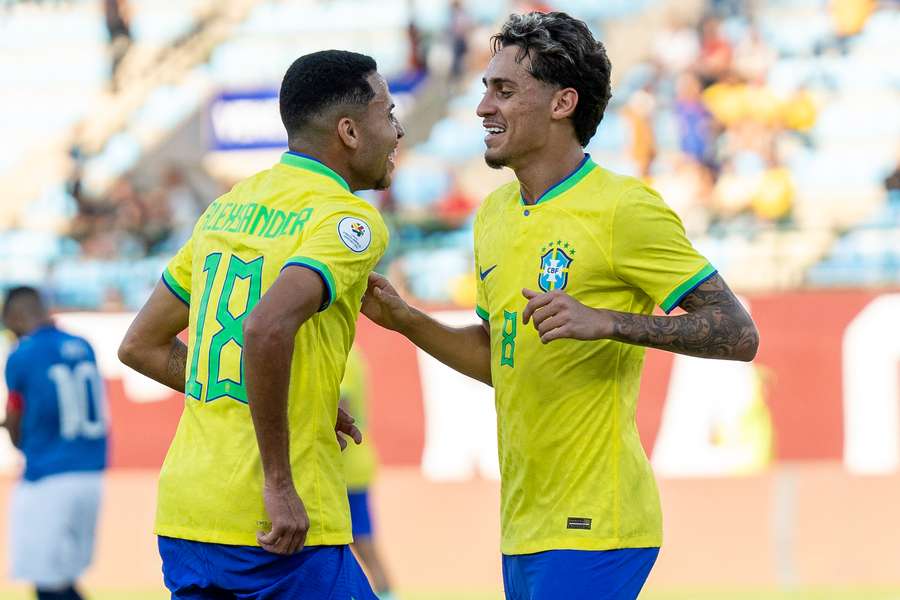 Marlon Gomes fez um dos gols do Brasil contra o Equador