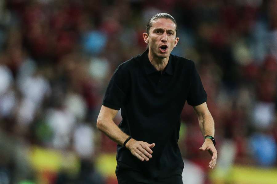 Filipe Luís, treinador do Flamengo