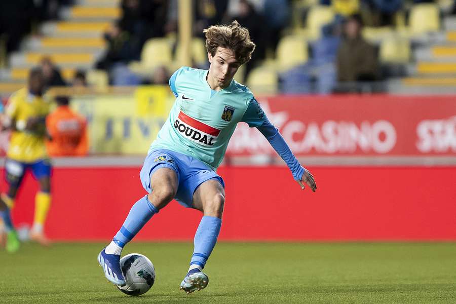 Karol Borys w barwach Westerlo. Karol Borys w barwach Westerlo.