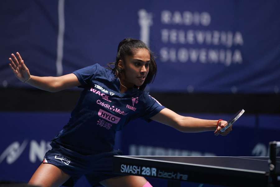 Prithika Pavade aux Championnats d'Europe. Prithika Pavade aux Championnats d'Europe.