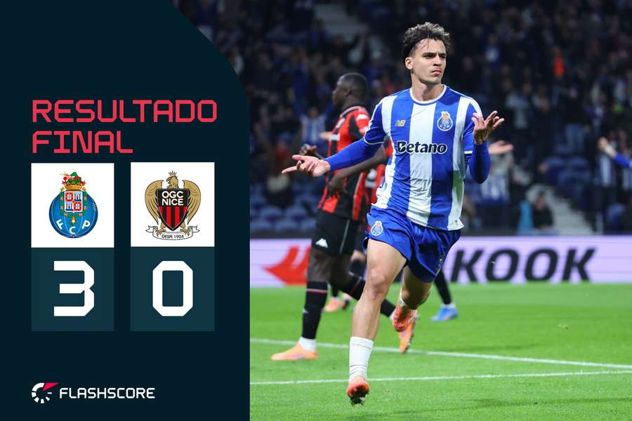 Gabri Veiga bisou no triunfo do FC Porto