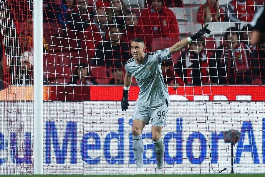 Vlachodimos soma 197 jogos pelo Benfica
