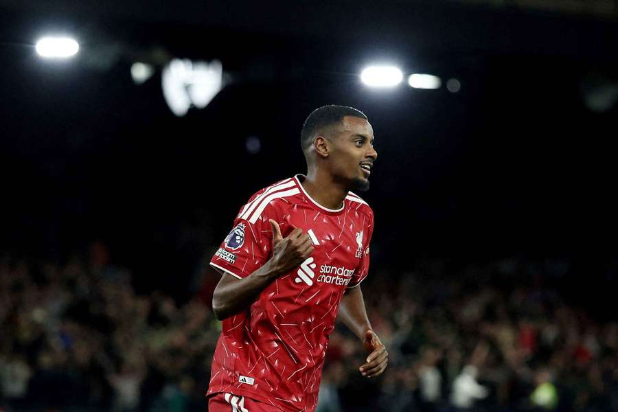 O avançado do Liverpool Alexander Isak O avançado do Liverpool Alexander Isak