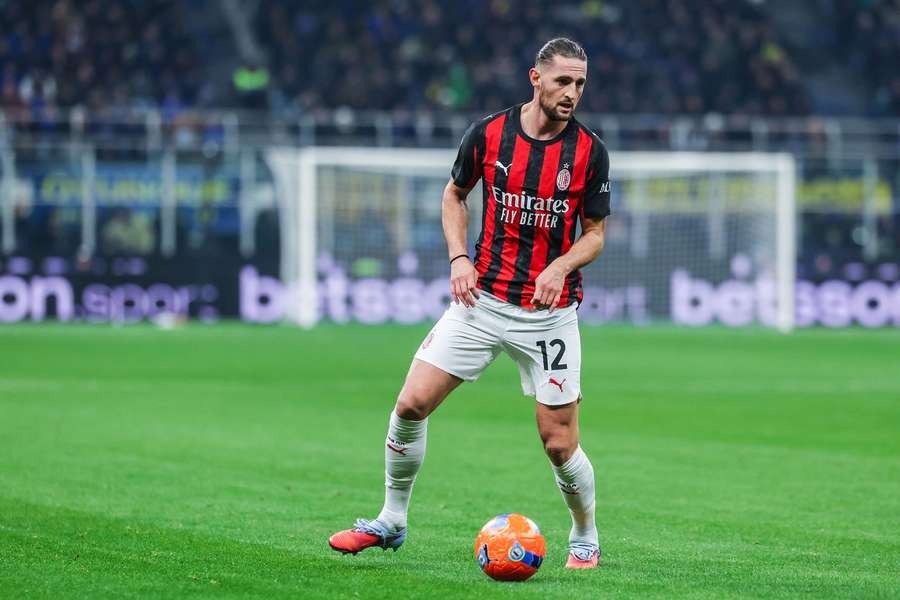 Rabiot, con el AC Milan