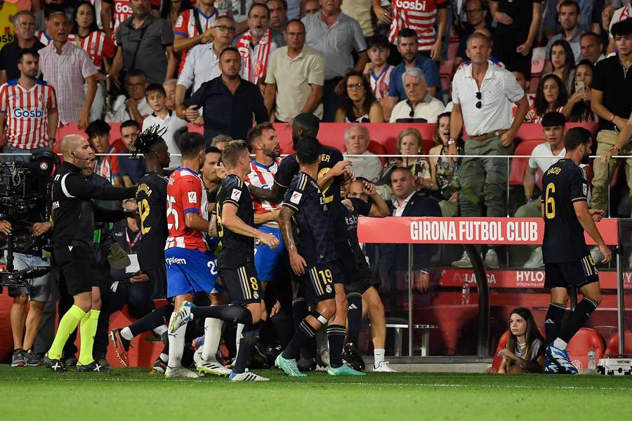 Lance contra o Girona foi o ponto baixo da vitória do Real Madrid